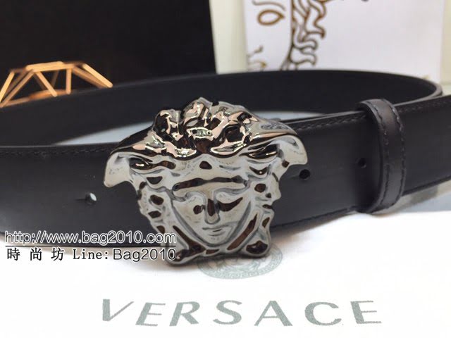 VERSVE男士皮帶 範思哲高端時尚皮帶 範思哲Versace美杜莎頭像裝飾  jjp1288
